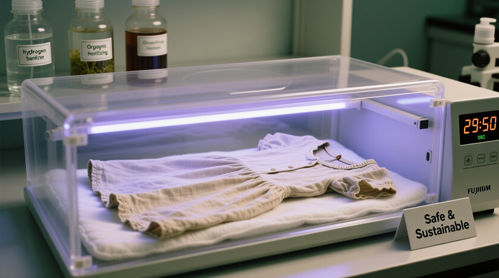 sanitize thrifted clothes without chlorine or heat