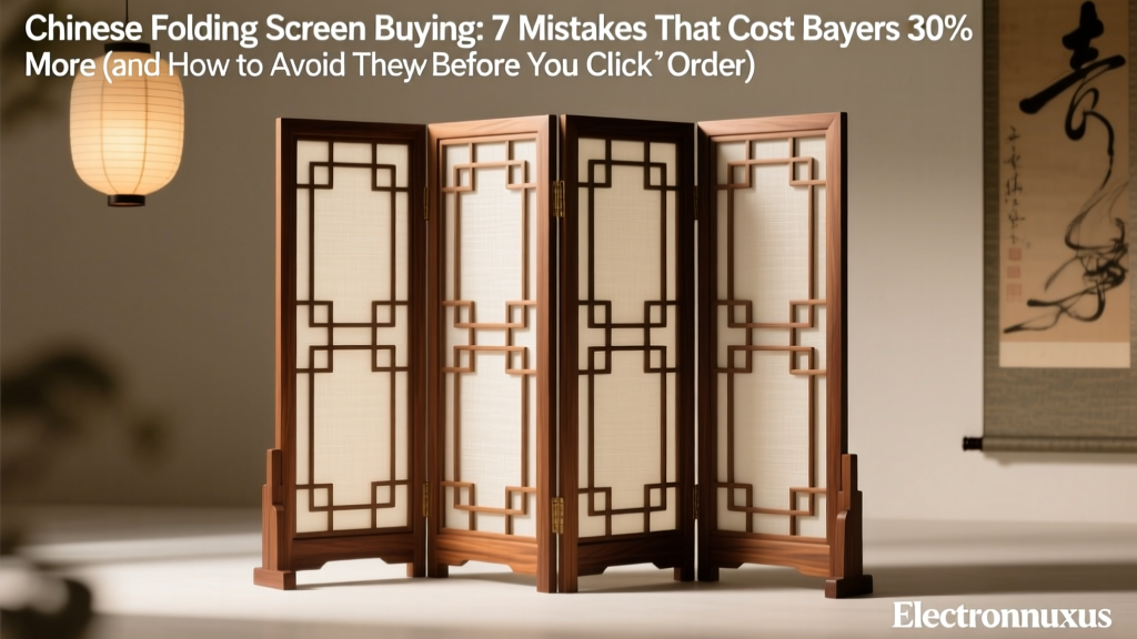 Chinese Folding Screen Buying: 7 Mistakes That Cost Buyers 30% More (and How to Avoid Them Before You Click 'Order')