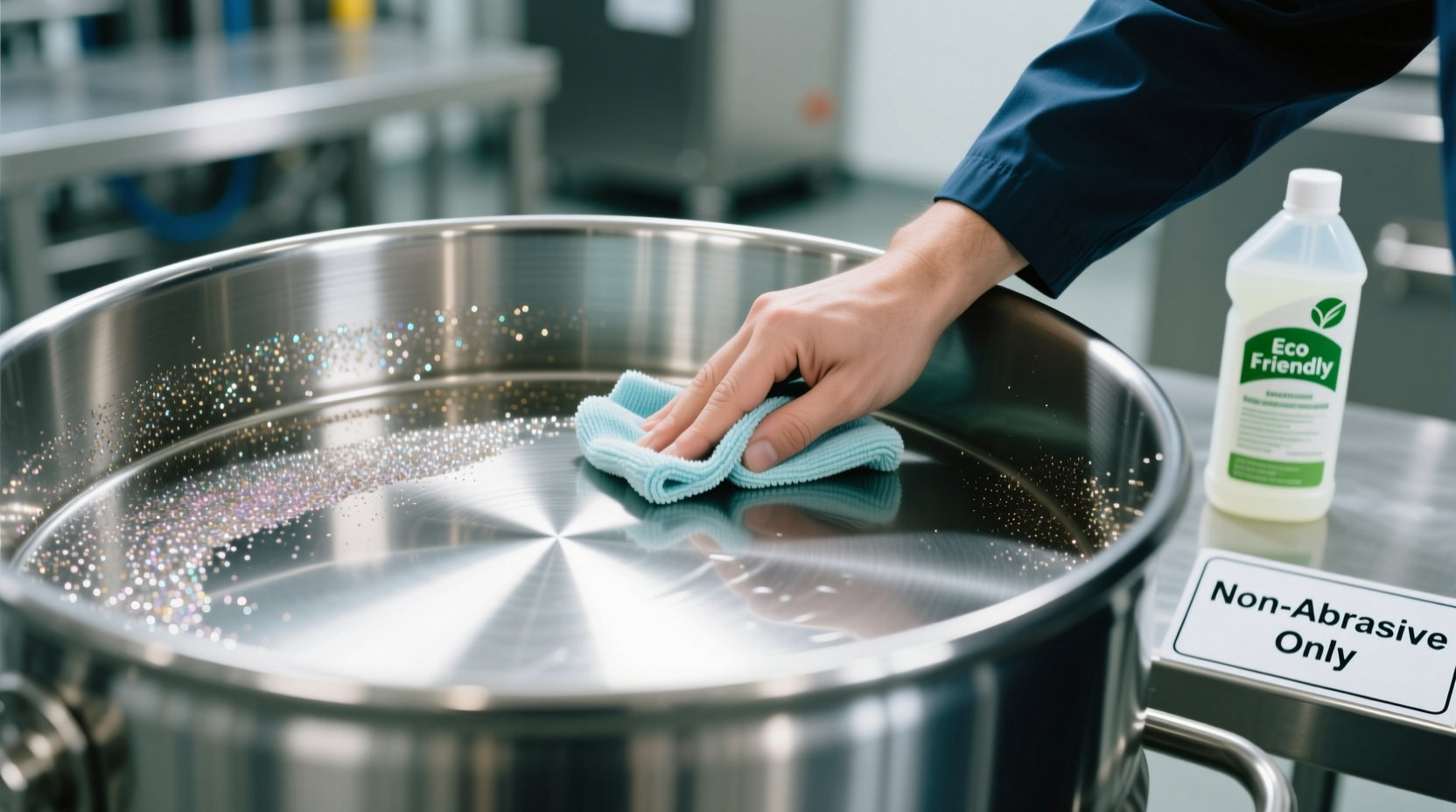 how to remove glitter residue from washing machine drums
