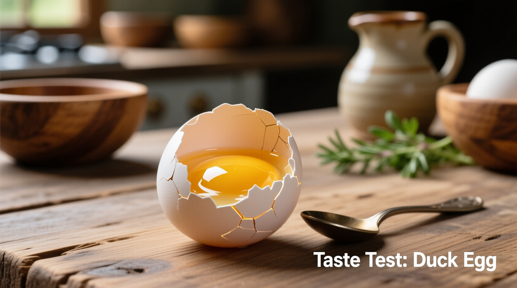 what do duck eggs taste like