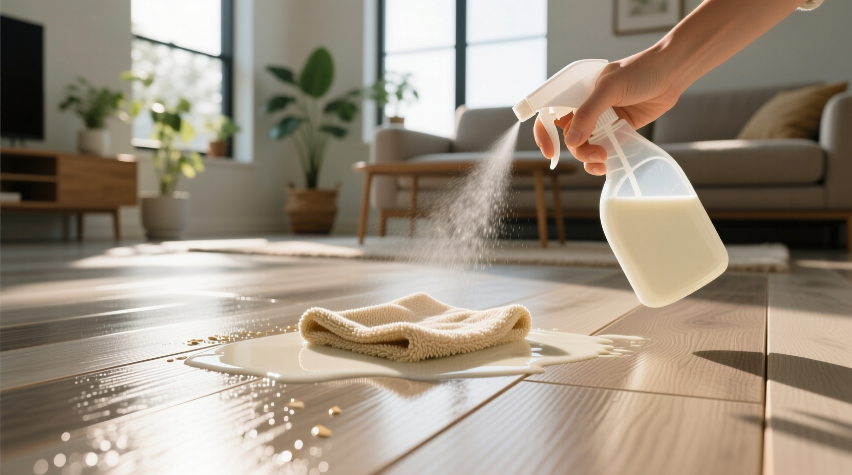 oat milk cleaning for vinyl plank floors