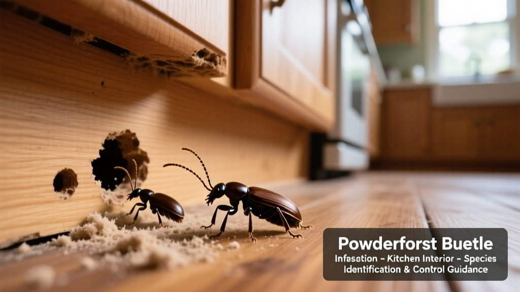 Powderpost Beetles in the Kitchen: Identification & Fix