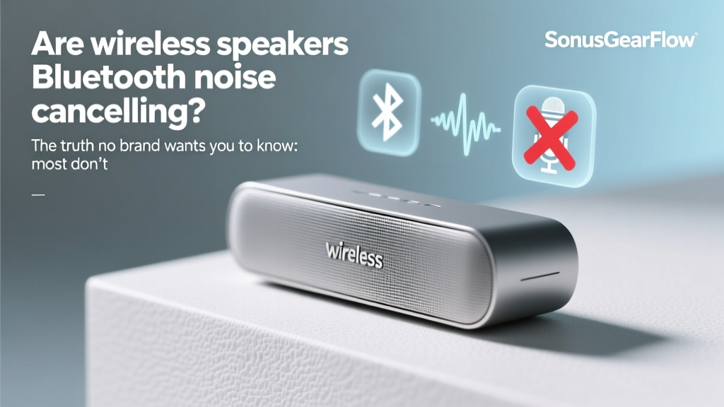 Wireless Speakers Bluetooth Noise Cancelling? Truth Revealed