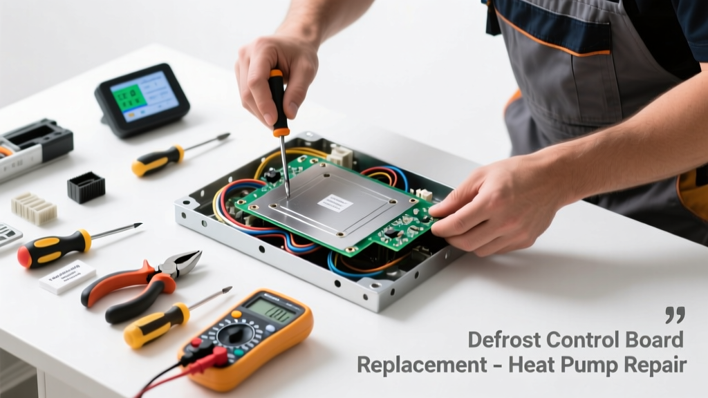 Heat Pump Freezing: Replace Defrost Control Board