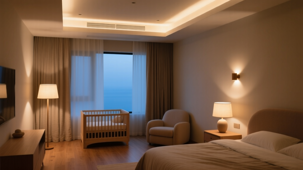 Nursery Lighting Plan: Circadian Tuning, No Blue Light