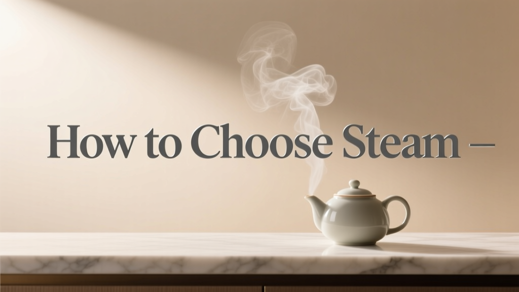 How To Choose Steam: A Practical, Data-Driven Guide for Home and Commercial Use