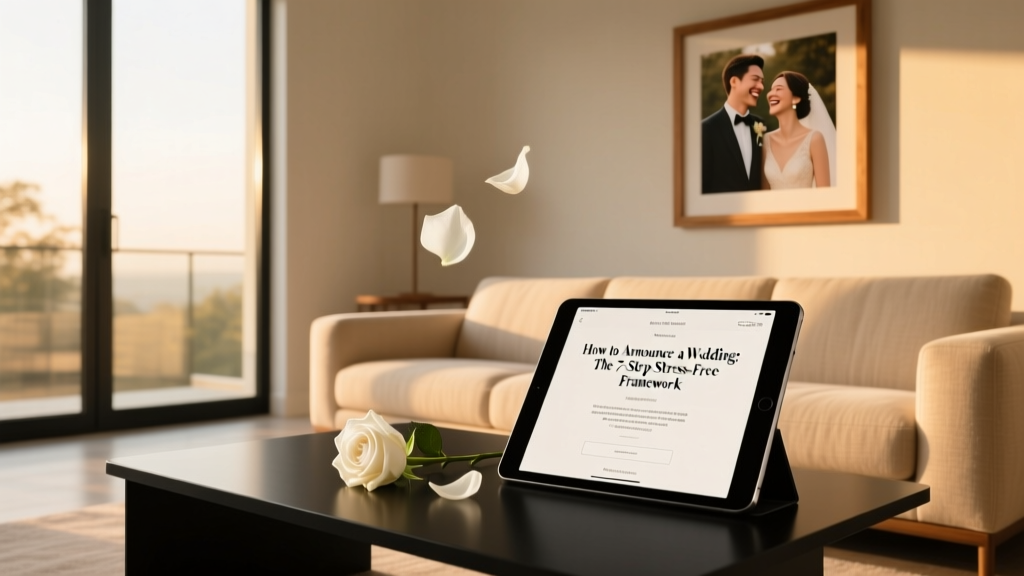 How to Announce a Wedding: A Stress-Free Guide (2026)