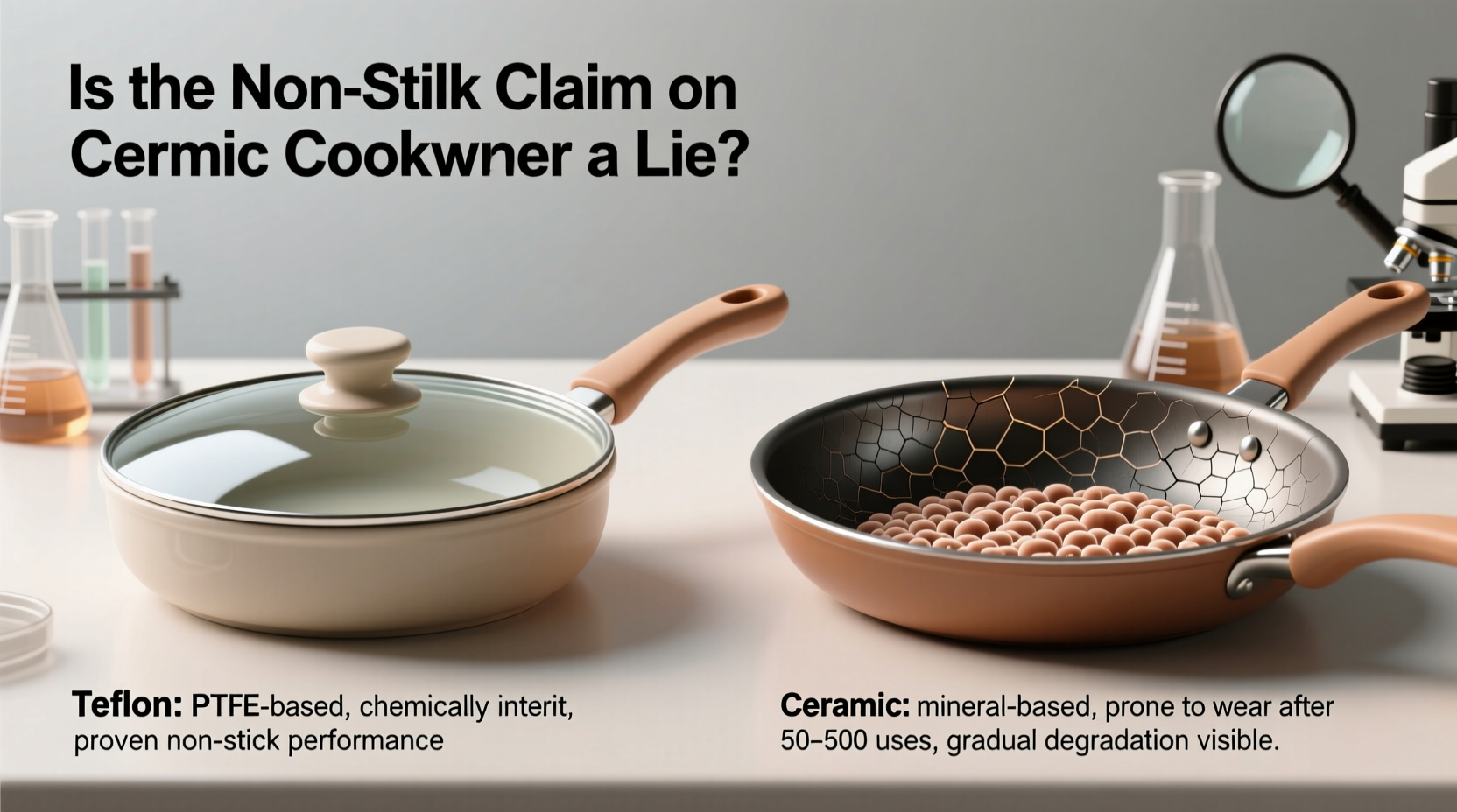 ceramic vs teflon cookware is the non stick claim on ceramic a lie