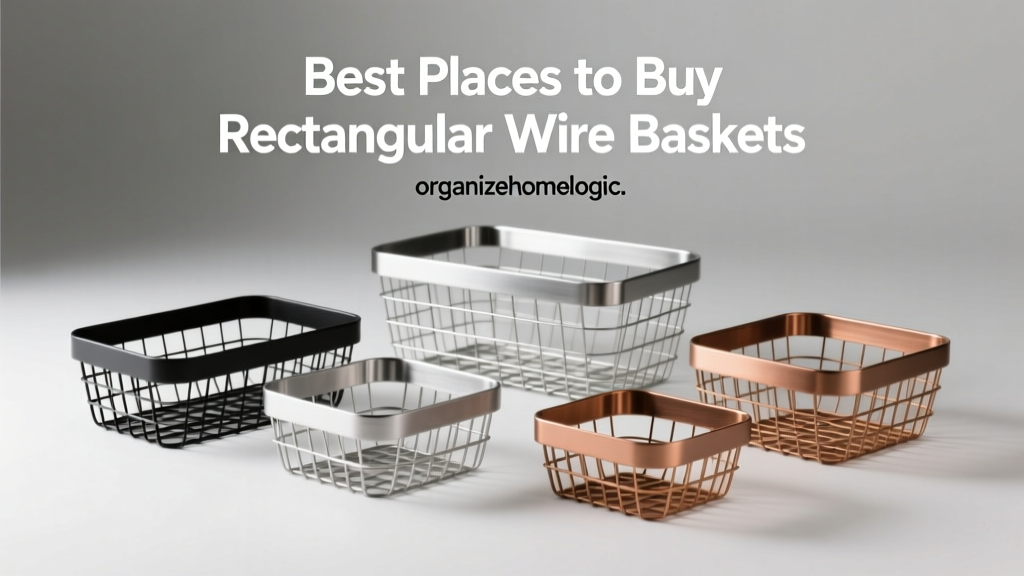 Best Places to Buy Rectangular Wire Baskets