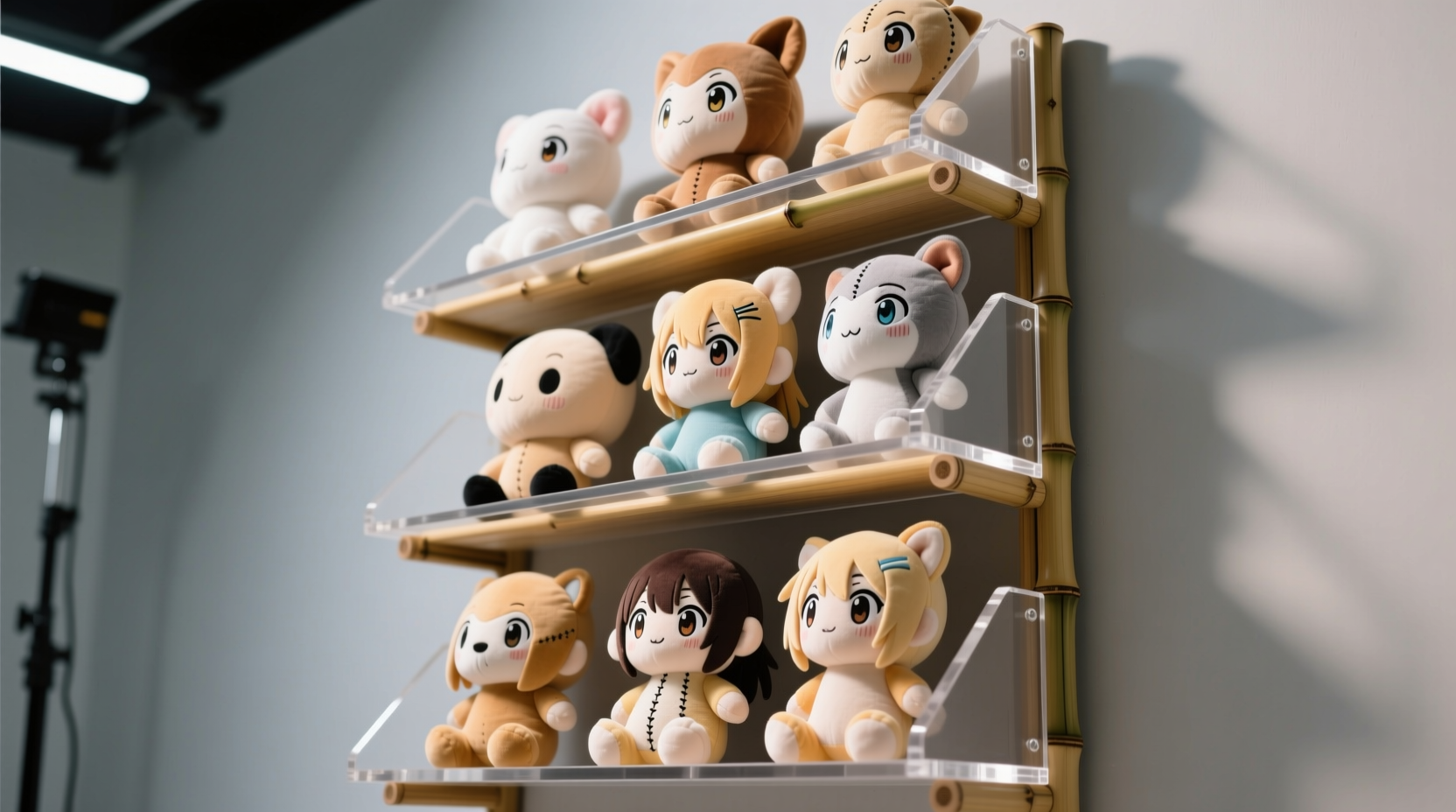 vertical anime plush storage tips