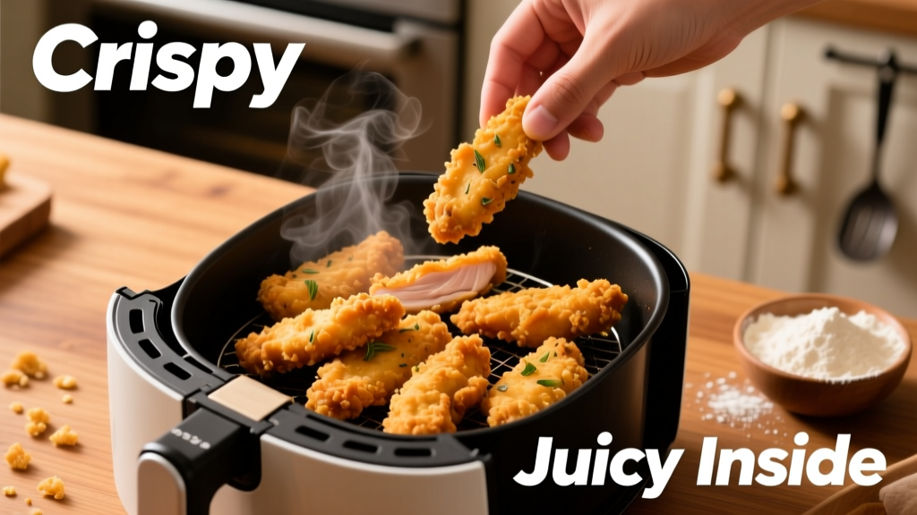 Air Fry KFC Tenders: Crispy, Juicy & 45% Less Fat