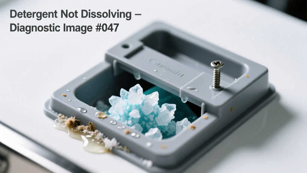 Dishwasher Detergent Not Dissolving & Clicking Sound
