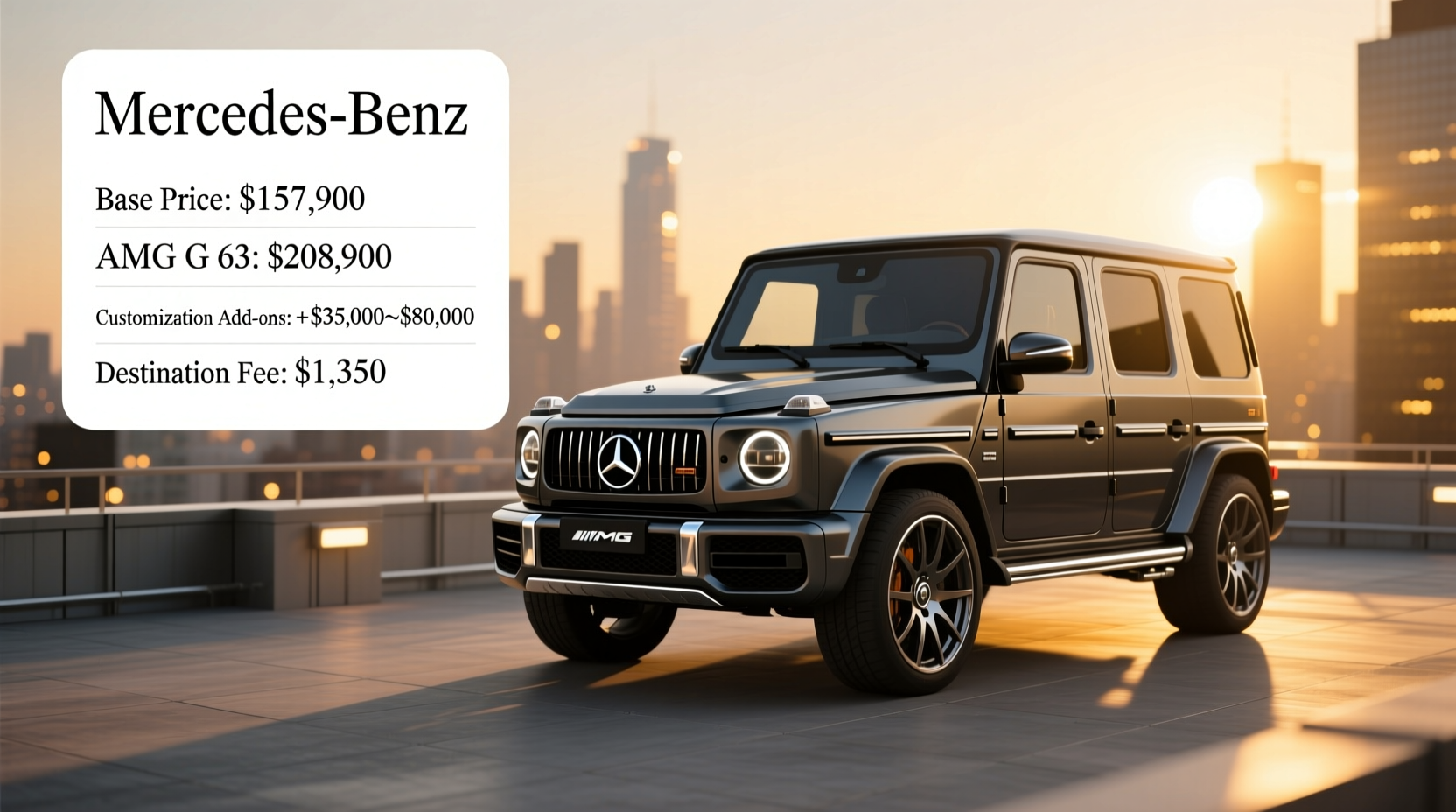 how much is g wagon car