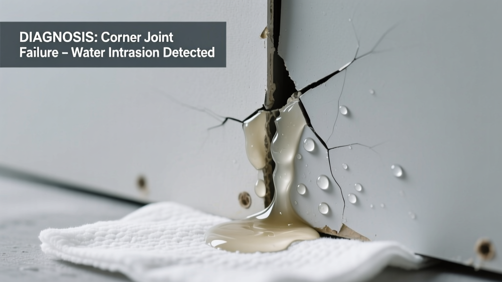 Drywall Corner Crack Leaking Water: Quick Diagnosis