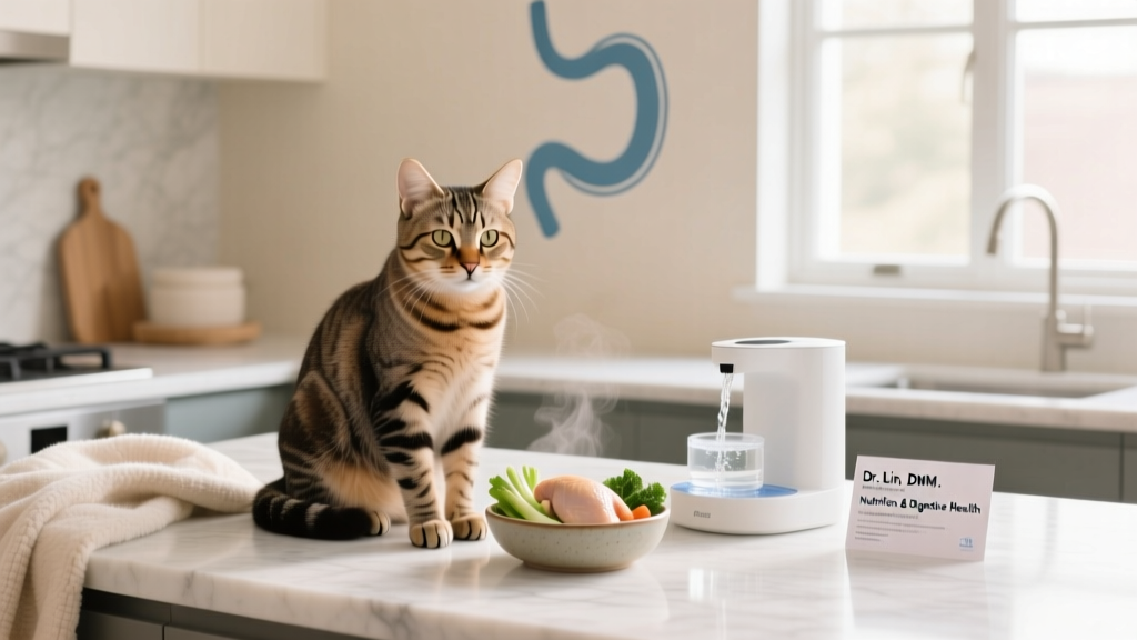 How to Discourage Cat Behavior for Sensitive Stomach