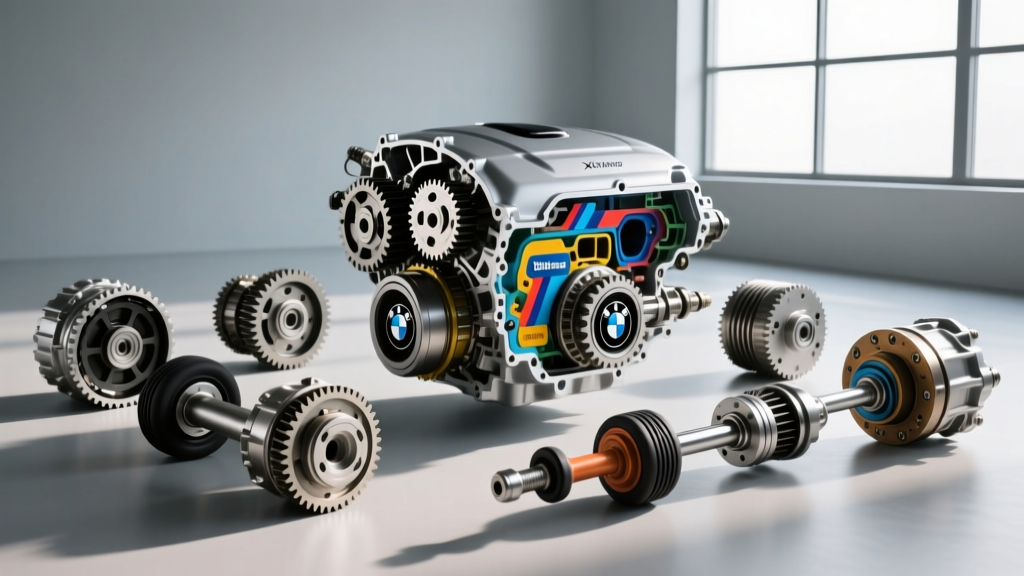 Diagnosing a BMW Drivetrain Issue: Component Identification