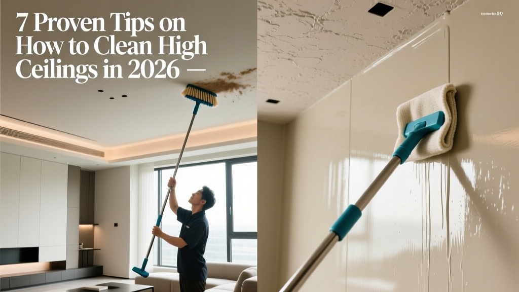 7 Proven Tips on How to Clean High Ceilings in 2026