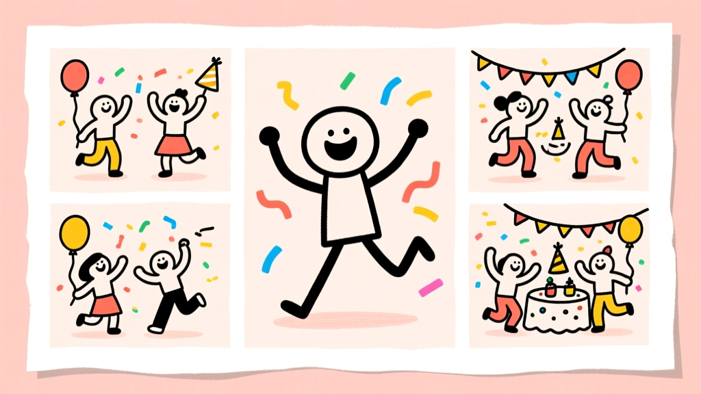 How to Draw a Party: Easy Steps & Free Printables