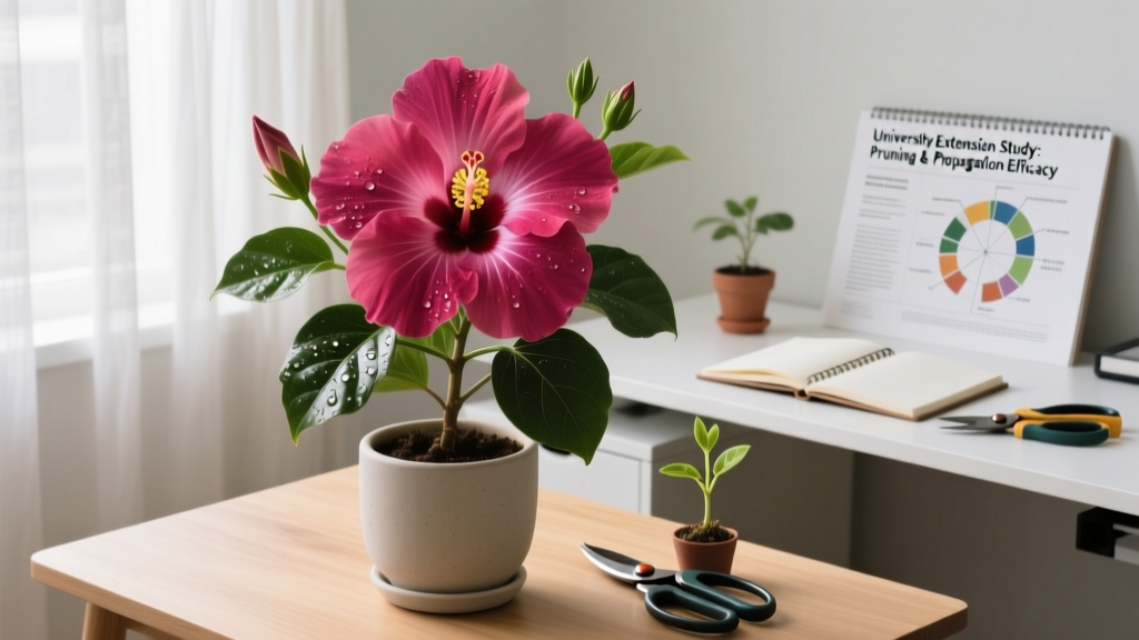 Indoor Hibiscus Pruning & Propagation Guide