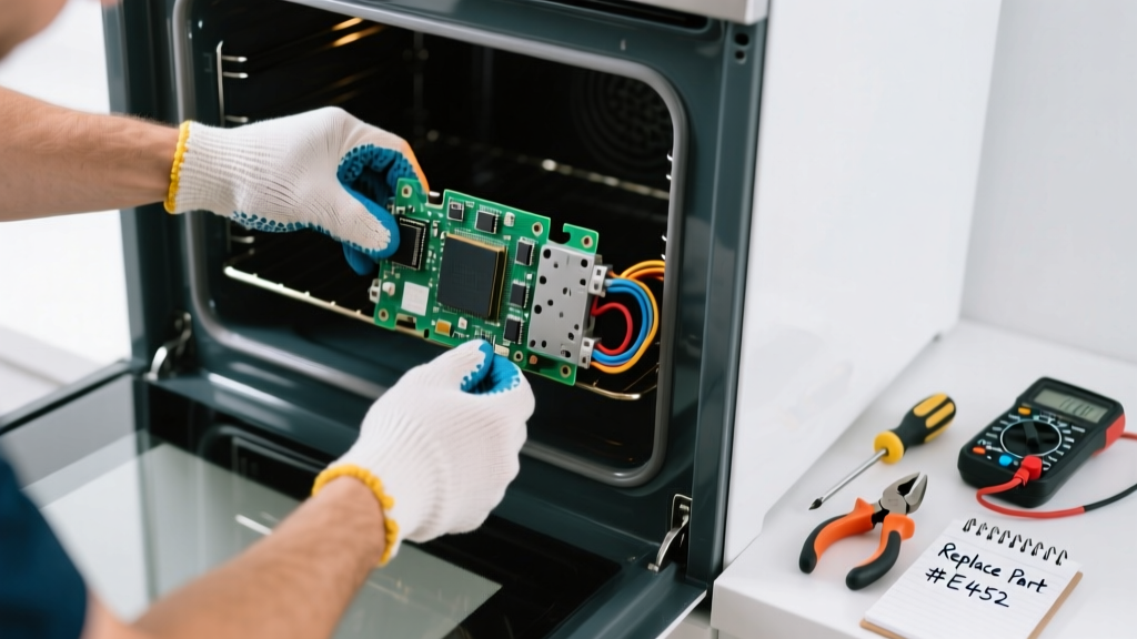 Oven Self-Clean Not Working? Replace the Faulty Part