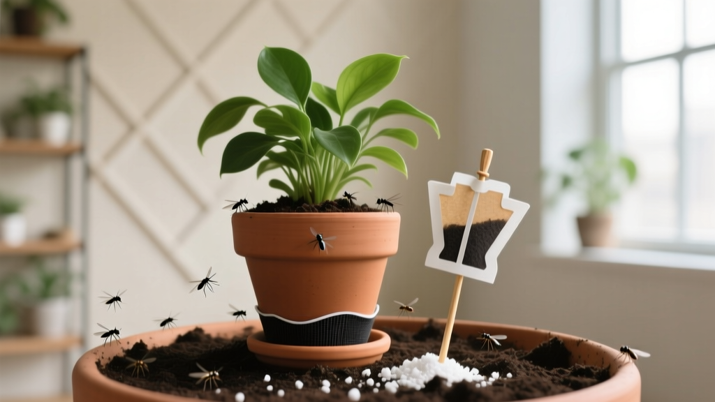 Kill Fungus Gnats in Indoor Plant Soil Under $20