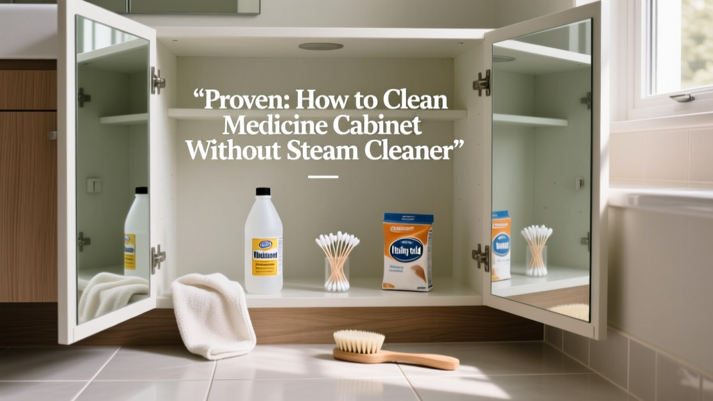 Proven: How to Clean Medicine Cabinet Without Steam Cleaner