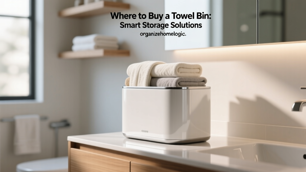 Where to Buy a Towel Bin: Smart Storage Solutions