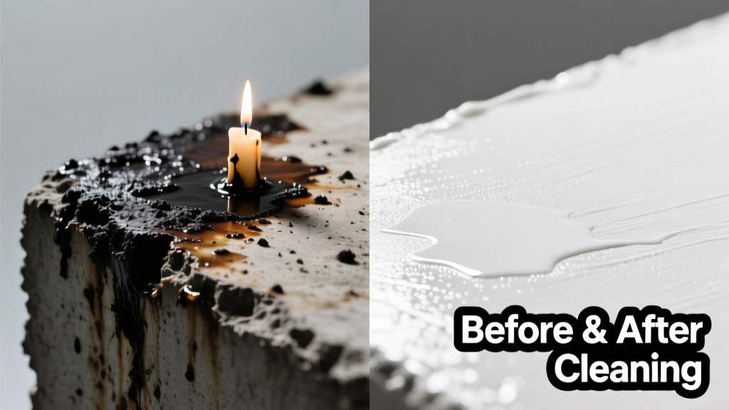 How to Remove Candle Soot from Concrete Surfaces