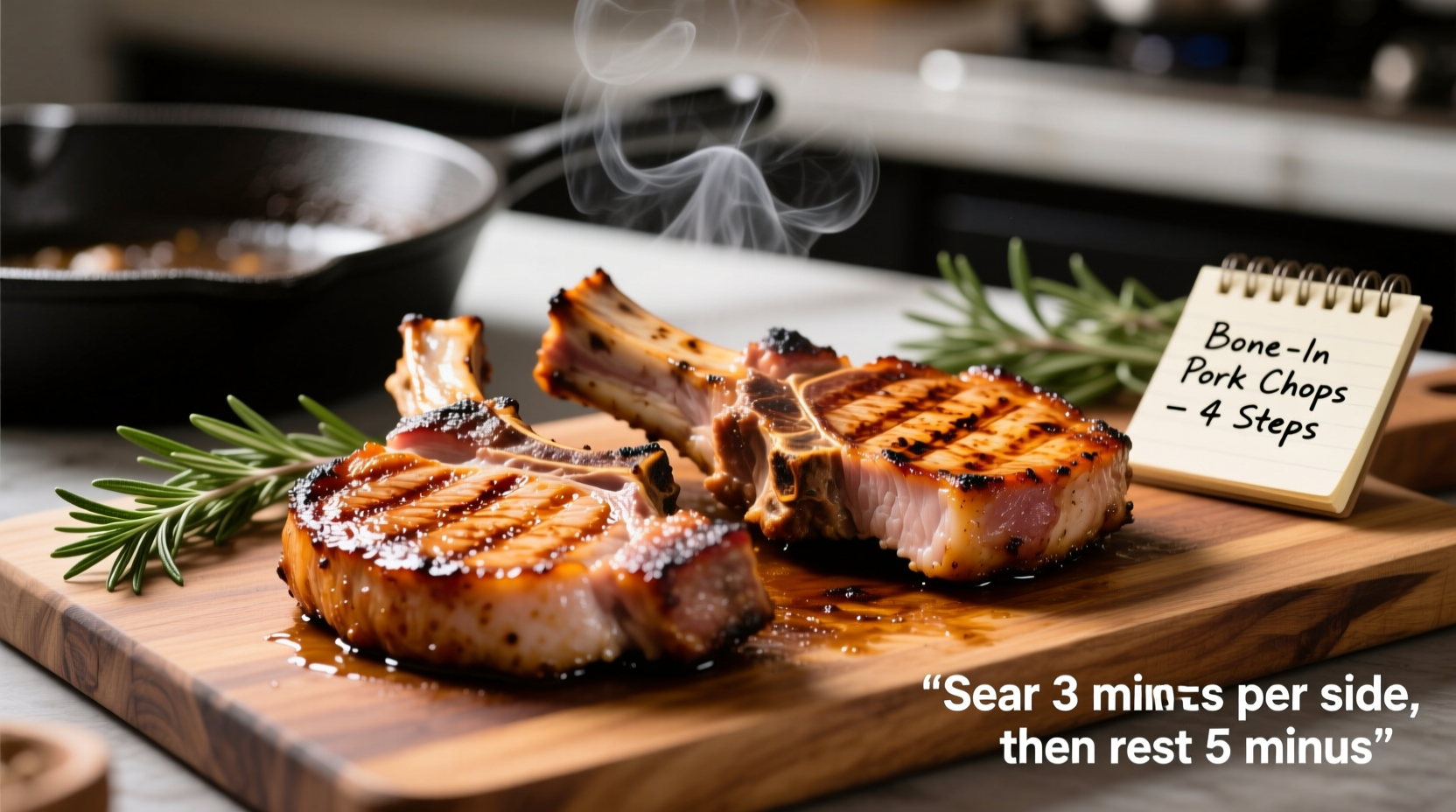 how to cook bone in pork chops