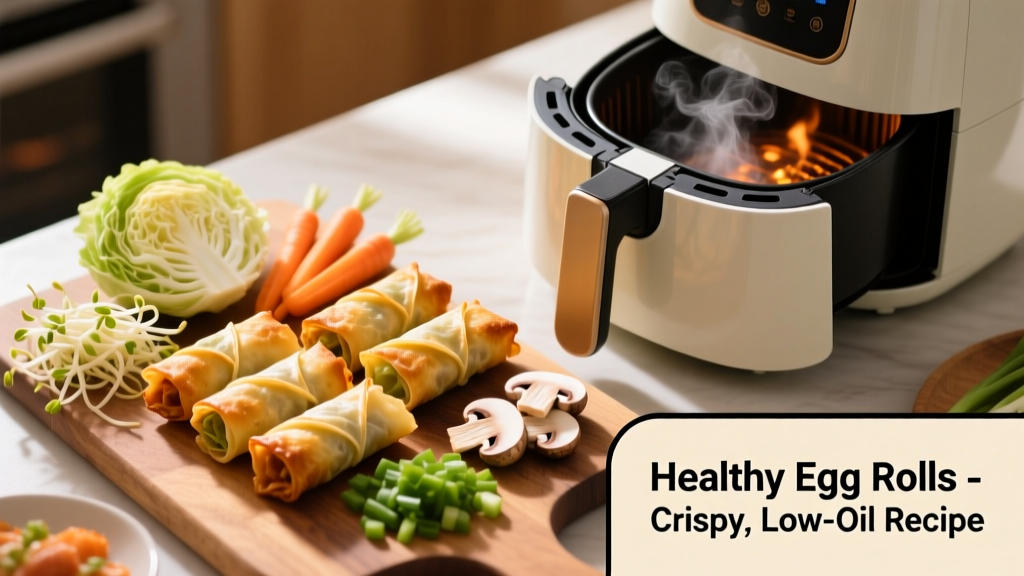 Crispy Air Fryer Egg Rolls: Low-Oil & Healthy