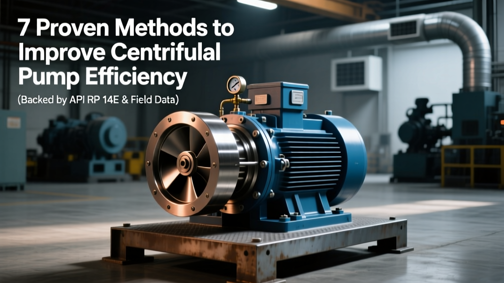 7 Ways to Boost Centrifugal Pump Efficiency (12–38% Savings)