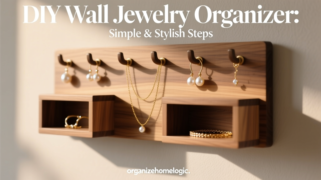 DIY Wall Jewelry Organizer: Simple & Stylish Steps