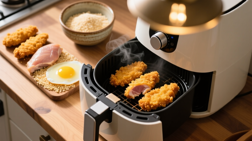Air Fryer Panko Chicken Tenders: Crispy & Easy