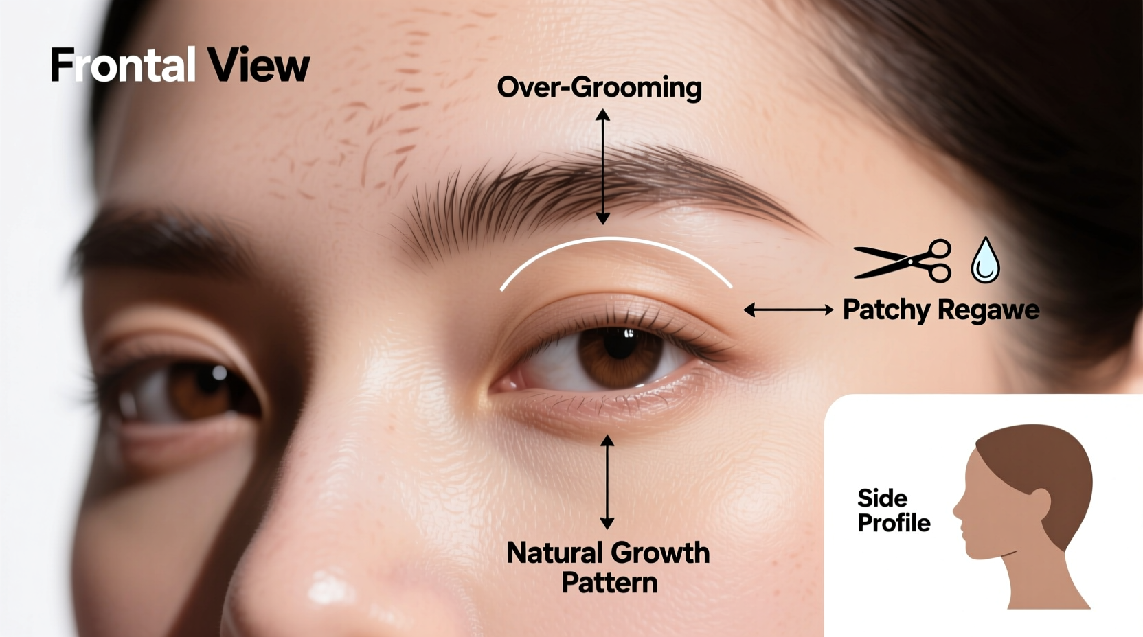 why do my eyebrows grow unevenly grooming fixes and growth tips