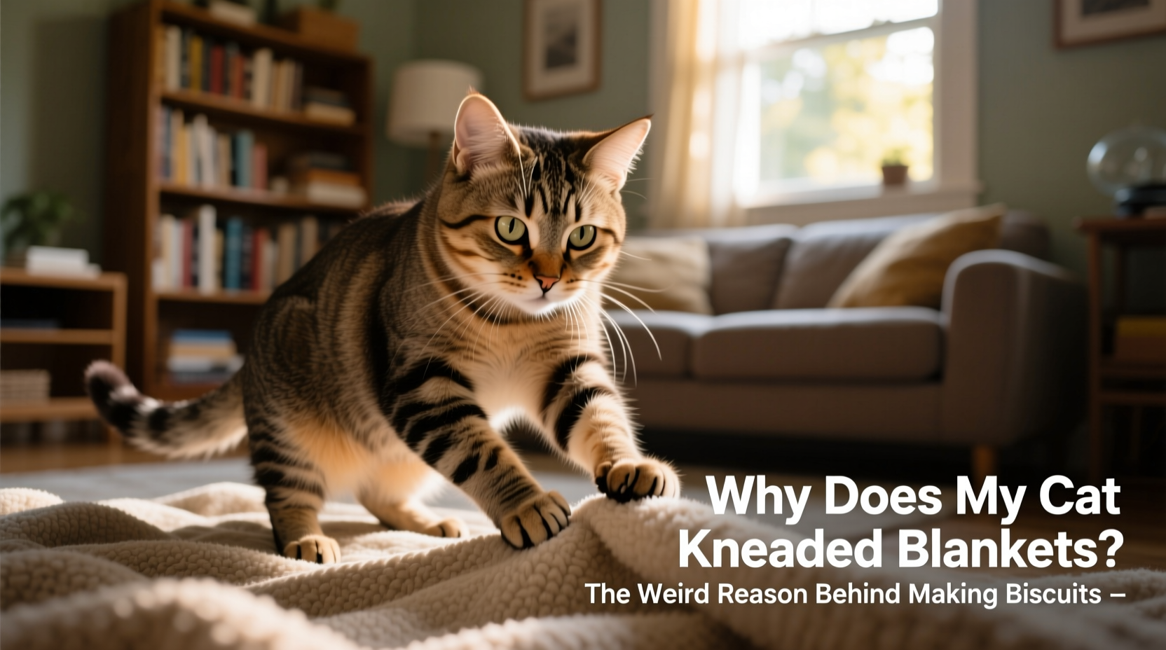 Why Does My Cat Knead Blankets The Weird Reason Behind Making Biscuits