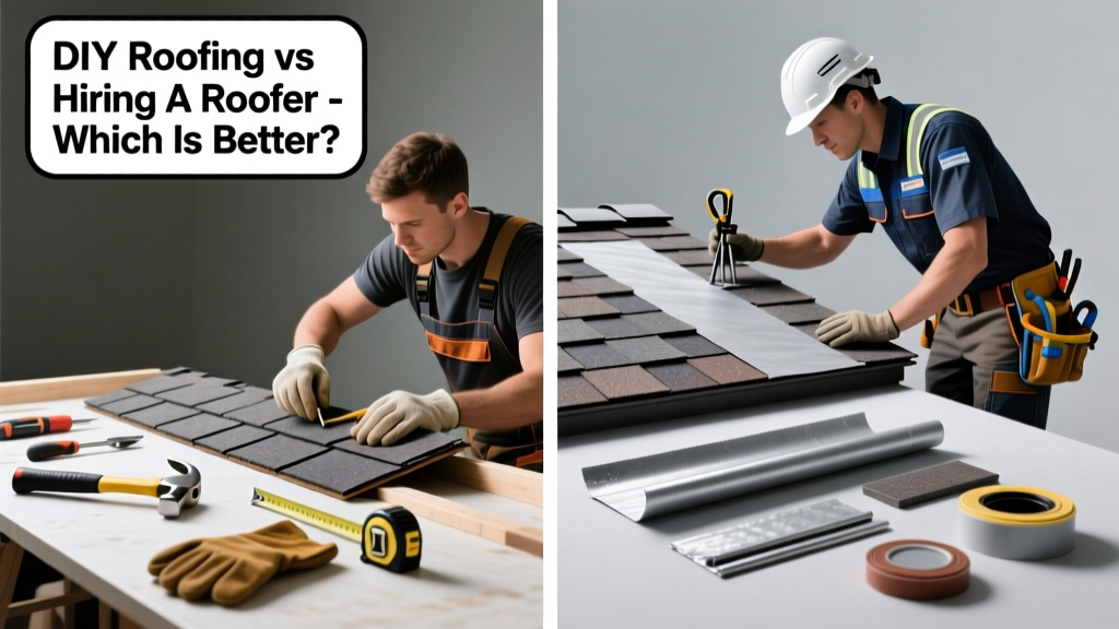 DIY Roofing vs Hiring a Roofer: Which Is Better?