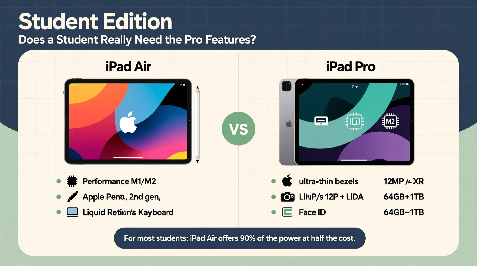 Ipad Air Vs Ipad Pro Does A Student Really Need The Pro Features