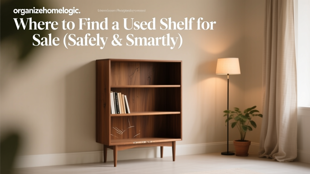 Where to Find a Used Shelf for Sale (Safely & Smartly)