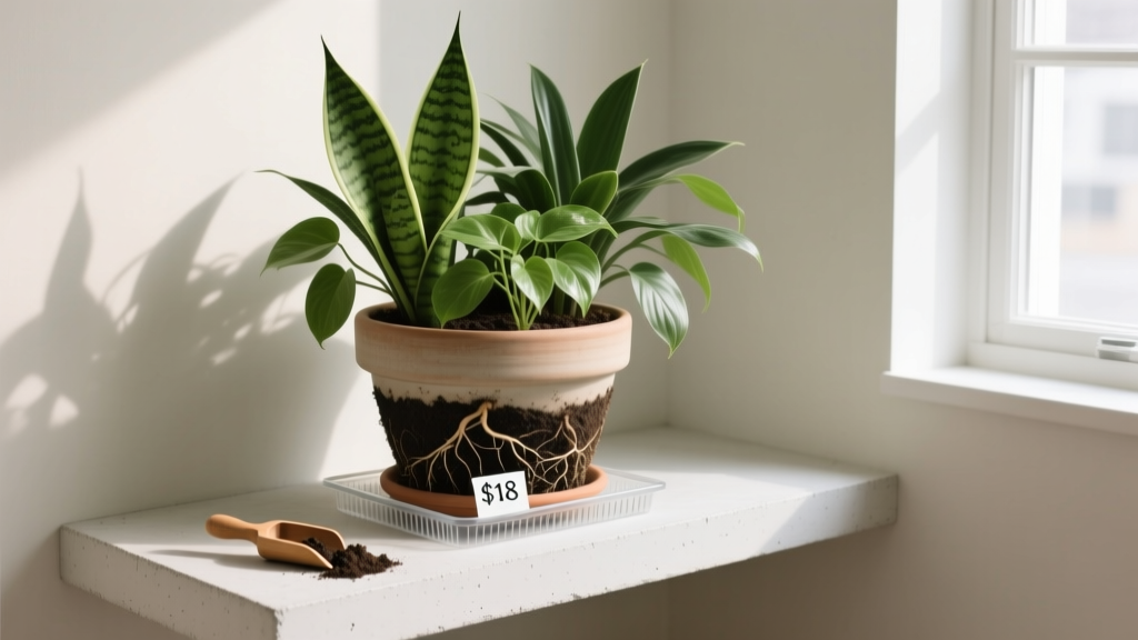 How to Plant Indoor Plants in Large Pots Under $20