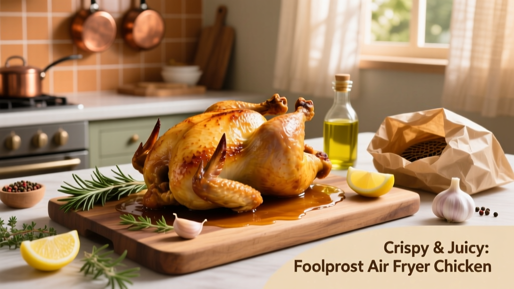 How to Air Fry a Whole Chicken (Crispy, Juicy & Foolproof)