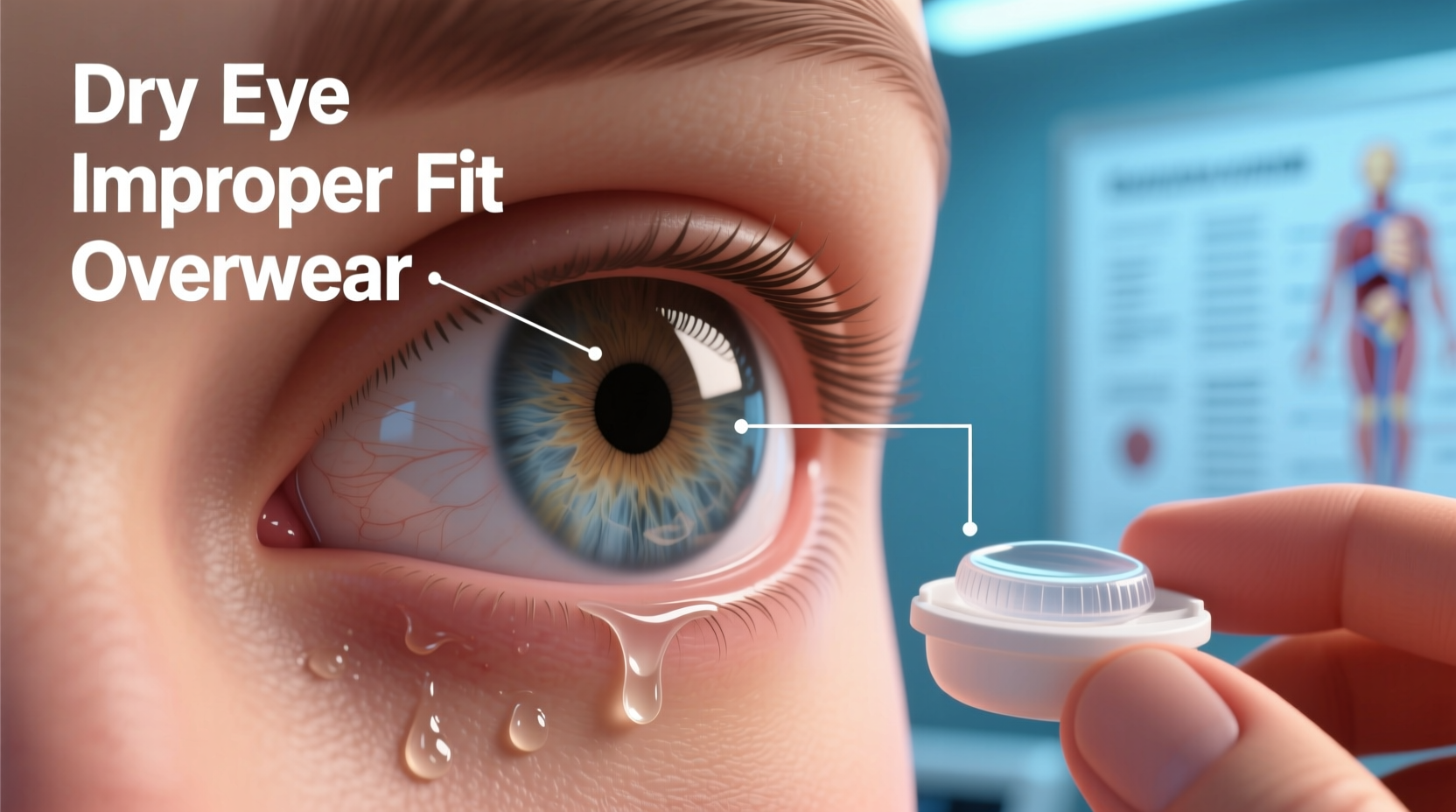 why is my vision blurry after wearing contacts and how to prevent it