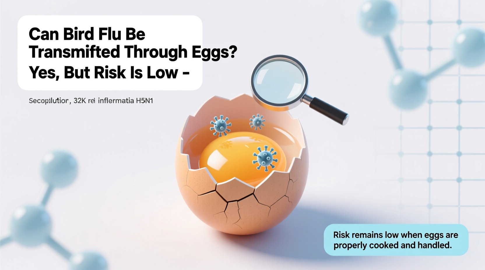 can bird flu be transmitted through eggs
