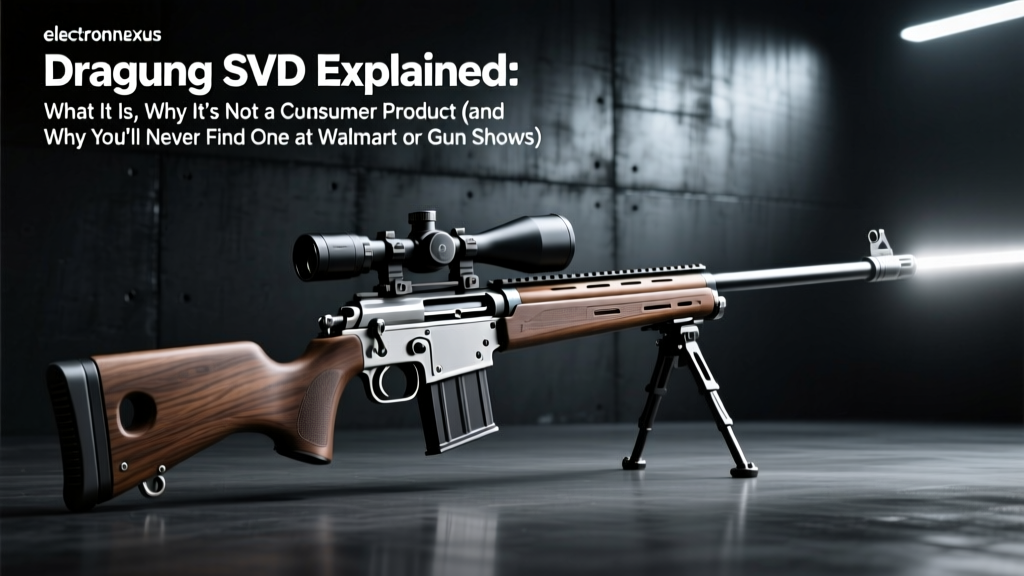 Dragunov SVD Explained: What It Is, Why It’s Not a Consumer Product (and Why You’ll Never Find One at Walmart or Gun Shows)
