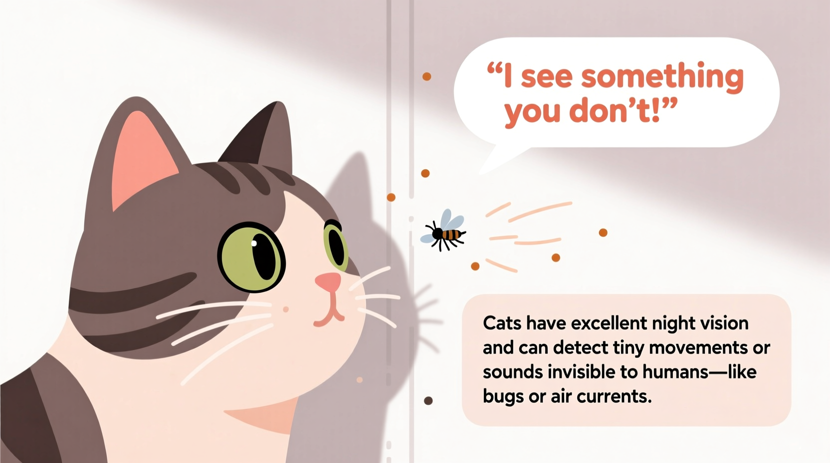 why does my cat stare at the wall simple explanation