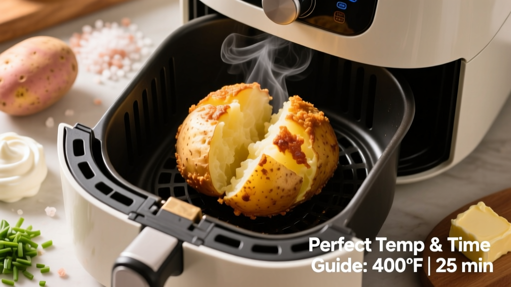 Air Fryer Baked Potato: Perfect Temp & Time Guide