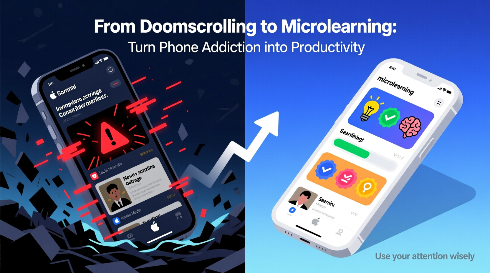 doomscrolling vs microlearning how to make phone addiction productive