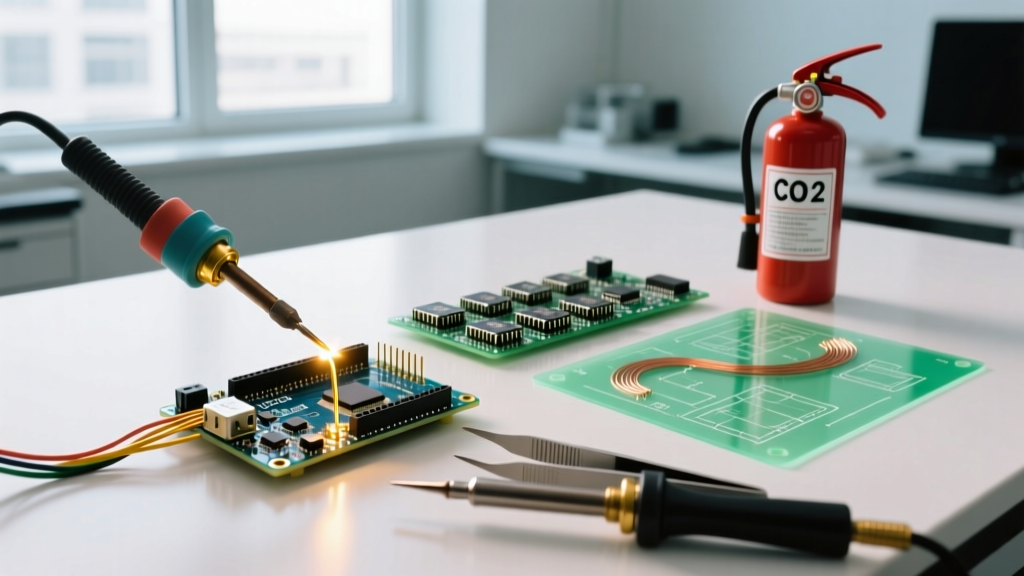 Which Type of Fire Extinguisher May Damage Electronic Components?
