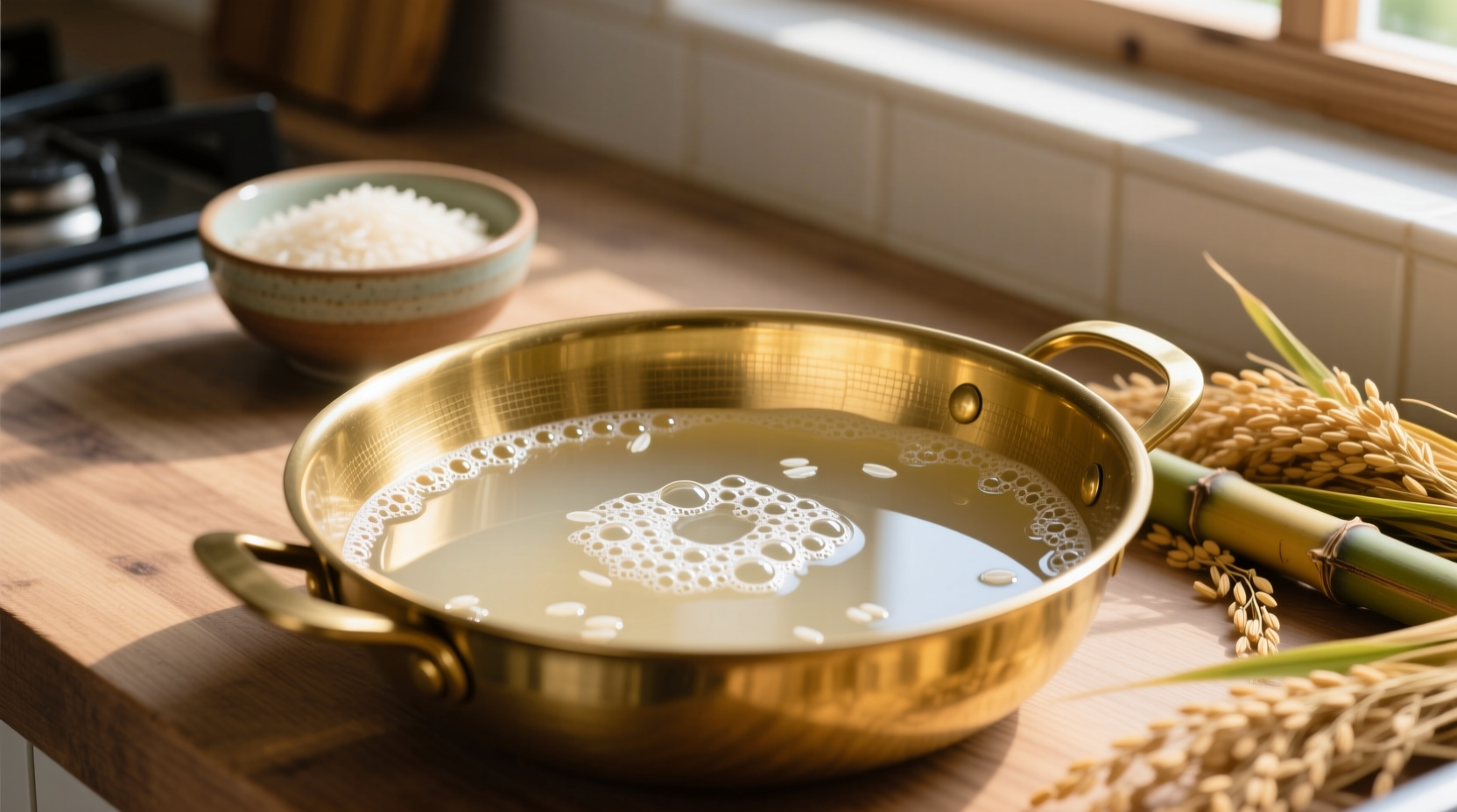 fermented rice water vs vinegar for brass