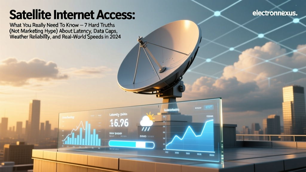 Satellite Internet Access What You Really Need To Know: 7 Hard Truths (Not Marketing Hype) About Latency, Data Caps, Weather Reliability, and Real-World Speeds in 2024