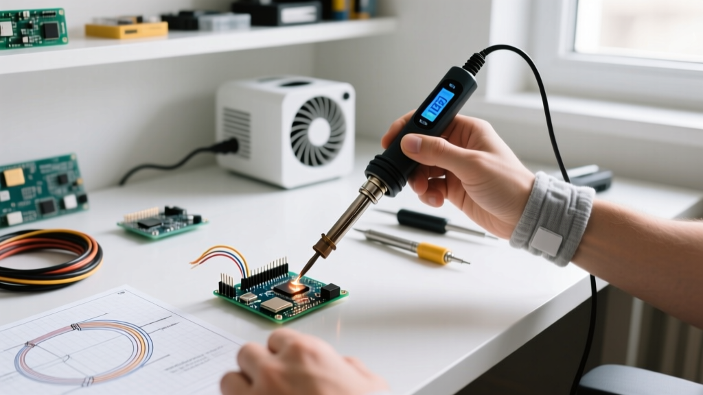 How to Safely Use a Soldering Iron at Home for Electronics DIY